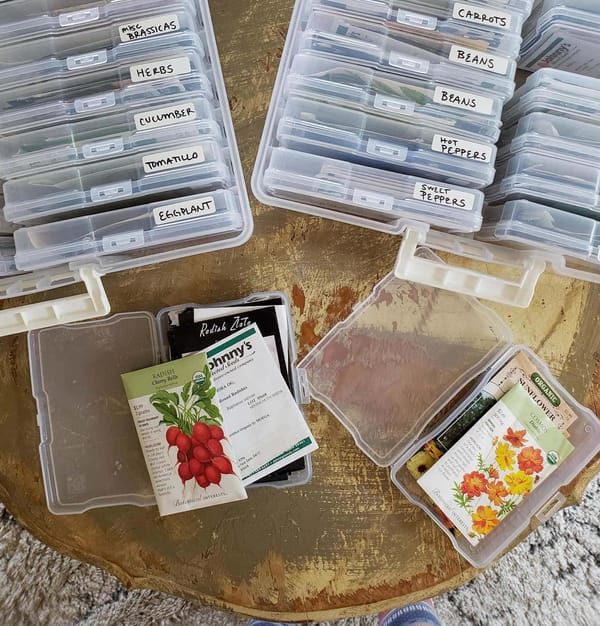 Managing seeds.